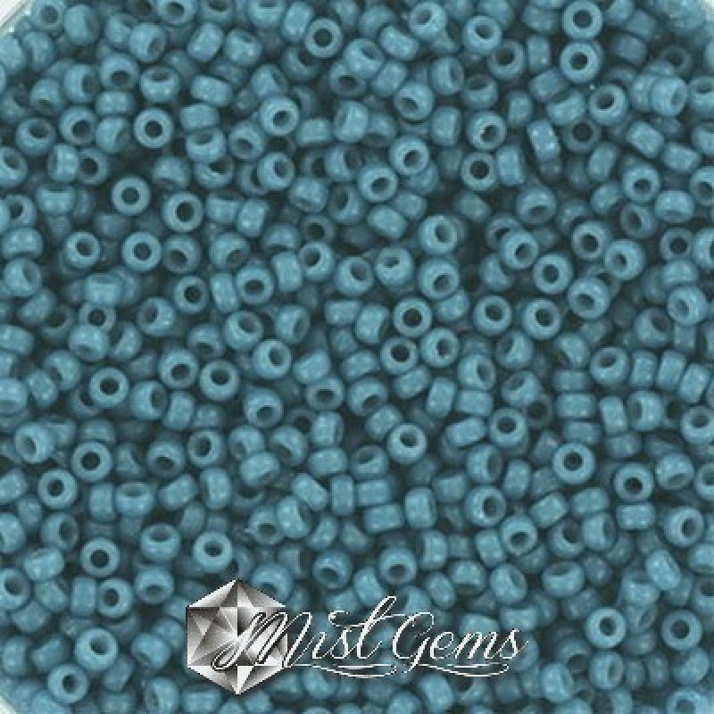 Miyuki Round Rocailles 11/0 RR-4482  Duracoat Opaque Bayberry