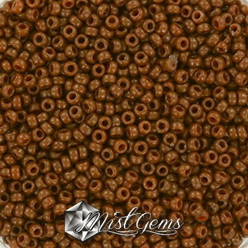 Miyuki Round Rocailles 11/0 RR-4492 Duracoat Opaque Cognac 