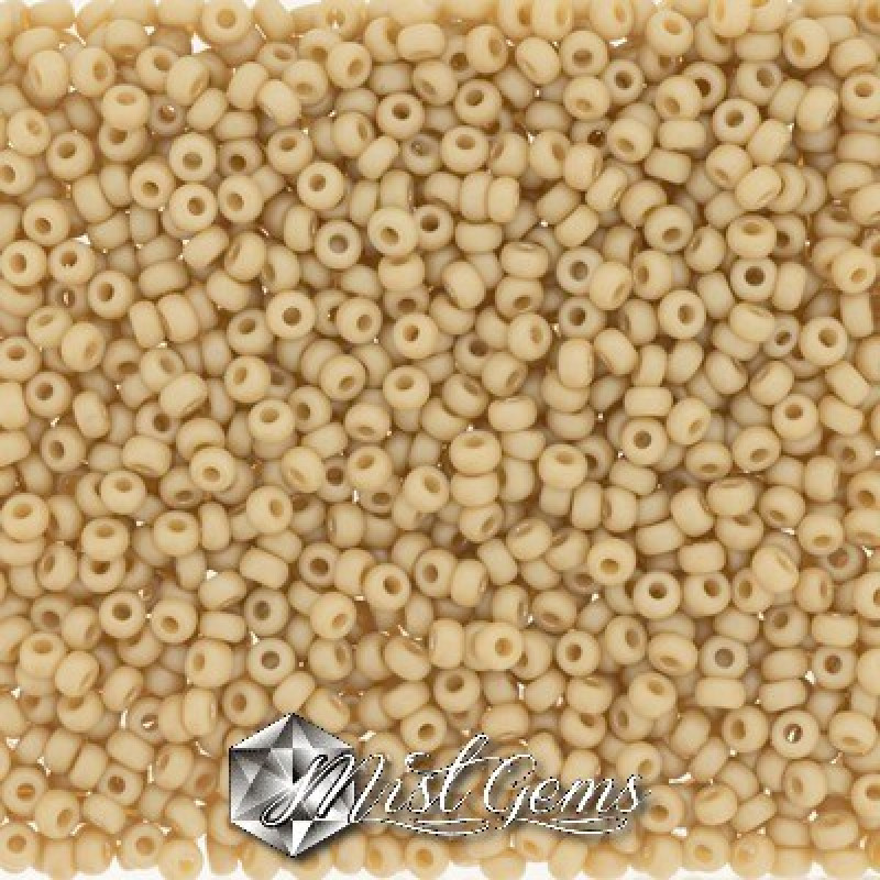 Miyuki Round Rocailles 11/0 RR-4691  Opaque Glazed Frosted Moth Wing