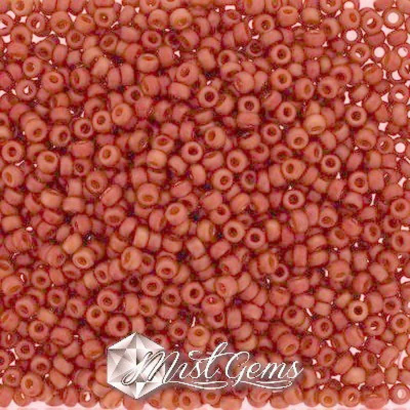 Miyuki Round Rocailles 11/0 RR-4695 Opaque Glazed Frosted Rainbow Cardinal