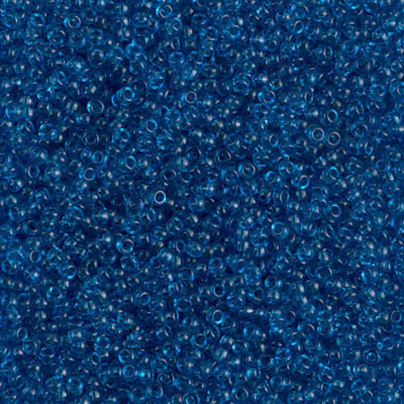 Miyuki Round Rocailles 149-15/0 RR 0149 Transparent Capri Blue