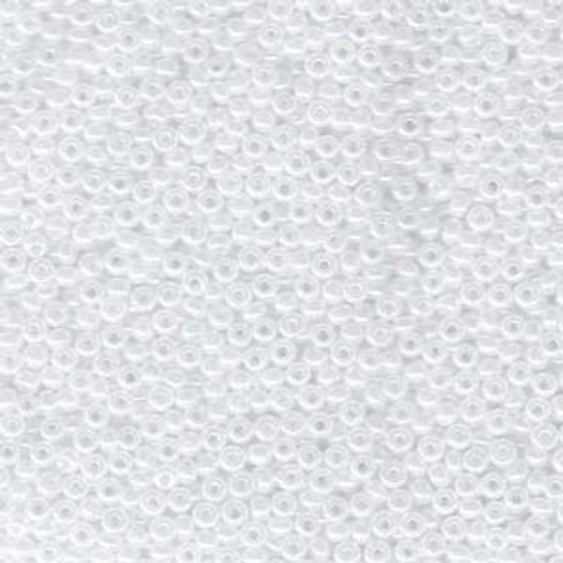 Miyuki Round Rocailles 528-15/0 RR 0528 White Ceylon