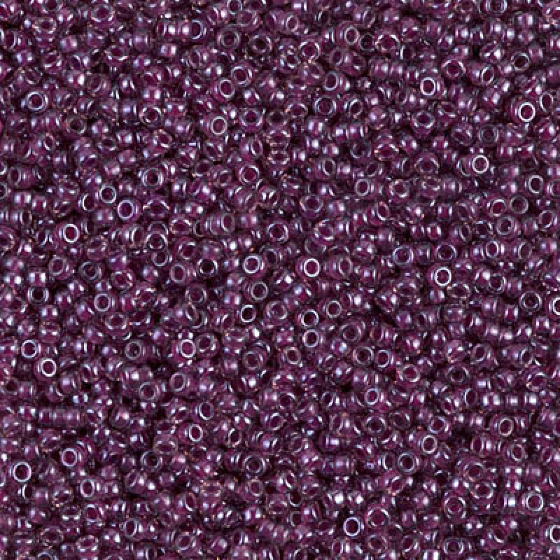 Miyuki Round Rocailles 1834-15/0 RR 1834 Magenta Lined Amethyst