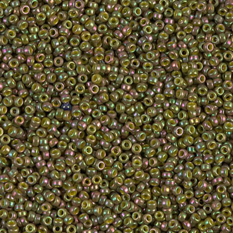 Miyuki Round Rocailles 1897-15/0 RR 1897 Opaque Golden Olive Luster