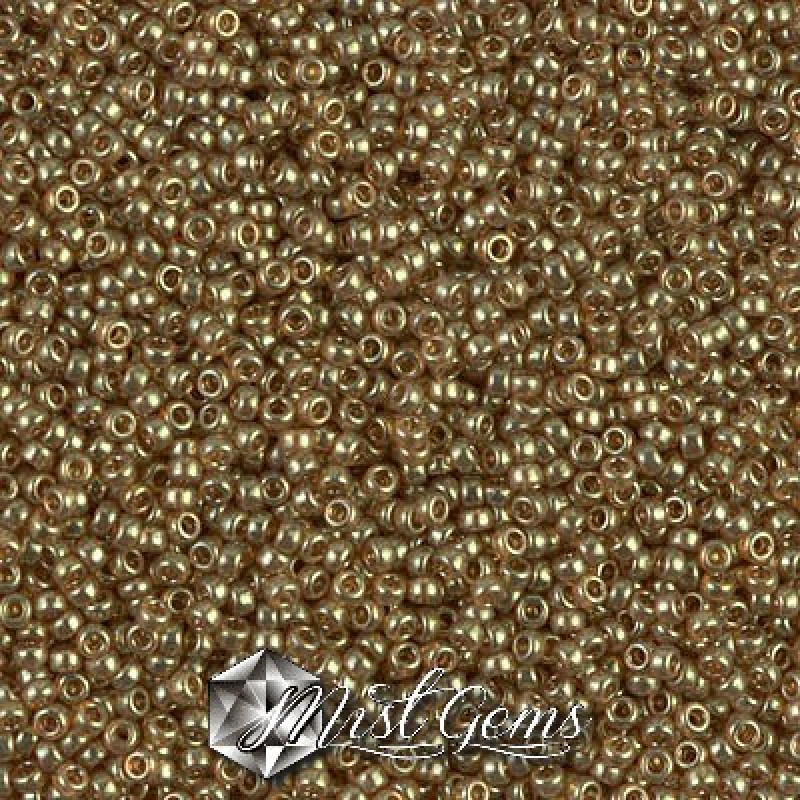 Miyuki Round Rocailles 311-15/0 RR 0311 Topaz Gold Luster
