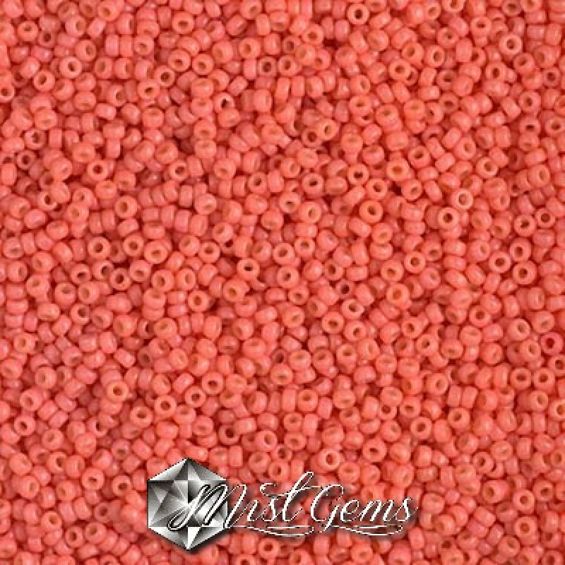 Miyuki Round Rocailles 4464-15/0 RR 4464 Opaque Light Watermelon