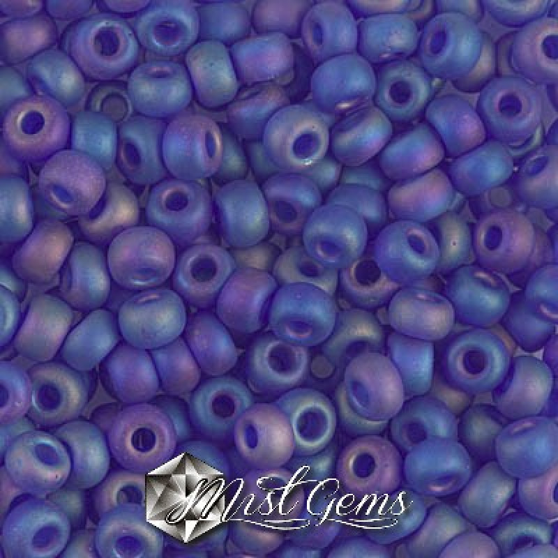 Miyuki Round Rocailles RR06/0-0151FR Matte Cobalt AB
