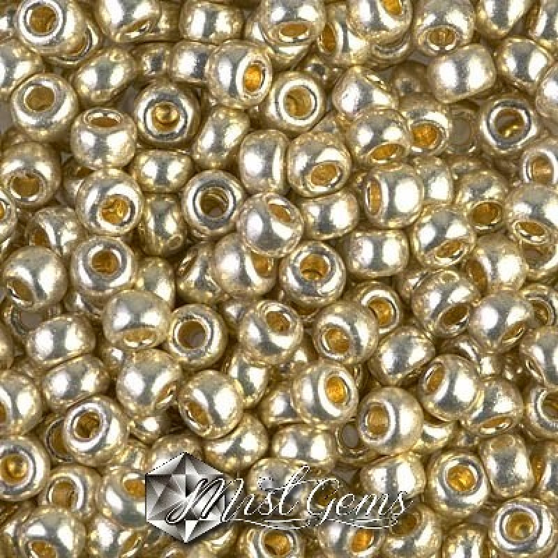 Miyuki Round Rocailles RR06/0-4201 Duracoat Galvanized Silver