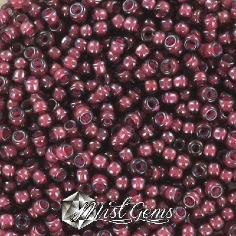 Miyuki Round Rocailles 8/0 RR 0386 Fancy Lined Aubergine
