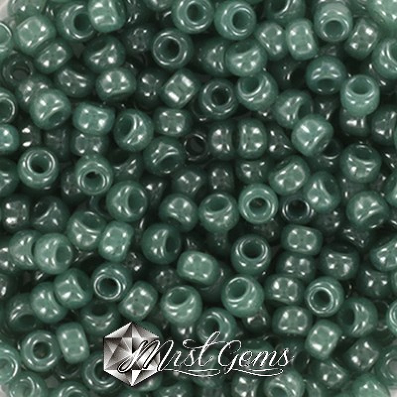 Miyuki Round Rocailles 8/0 RR 2376 Ceylon Translucent Eucalyptus