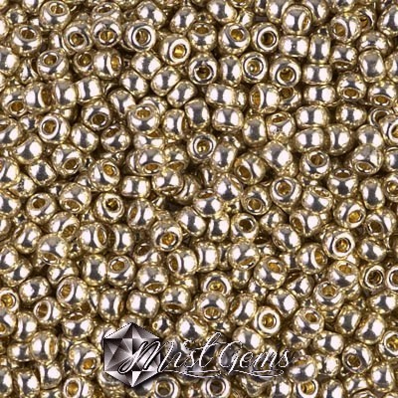Miyuki Round Rocailles 8/0 RR 4201 Duracoat Galvanized Silver