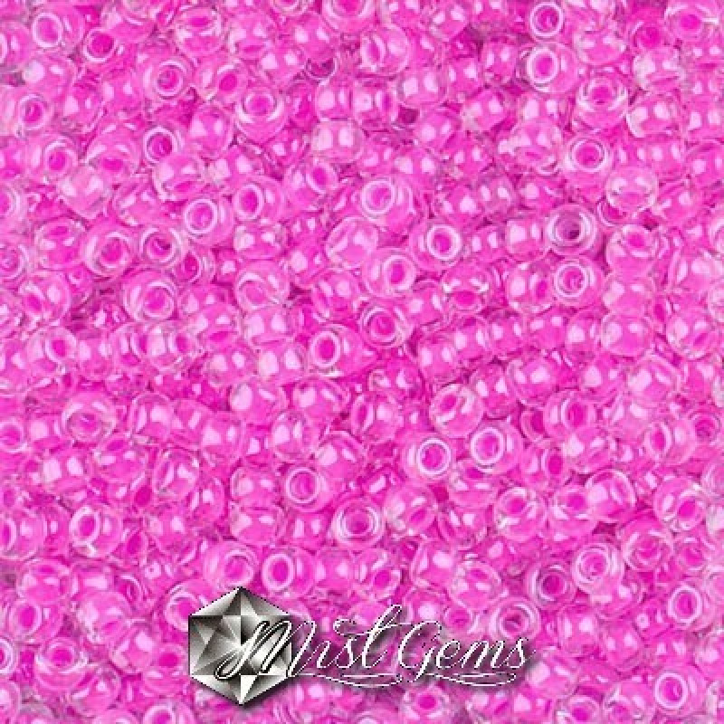 Miyuki Round Rocailles 8/0 RR 4302 Luminous  Pink Lila