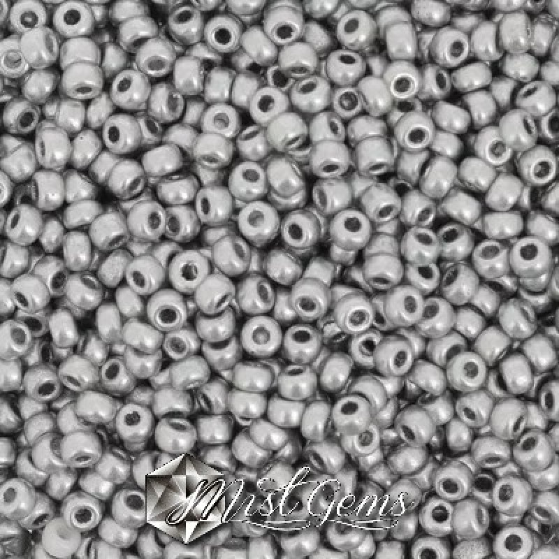 Miyuki Round Rocailles 8/0 RR 4587 Aluminium Silver