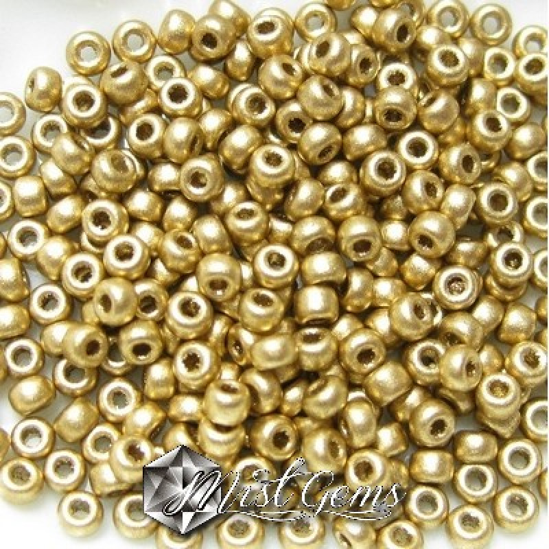 Miyuki Round Rocailles 8/0 RR 4588 Aztec Gold