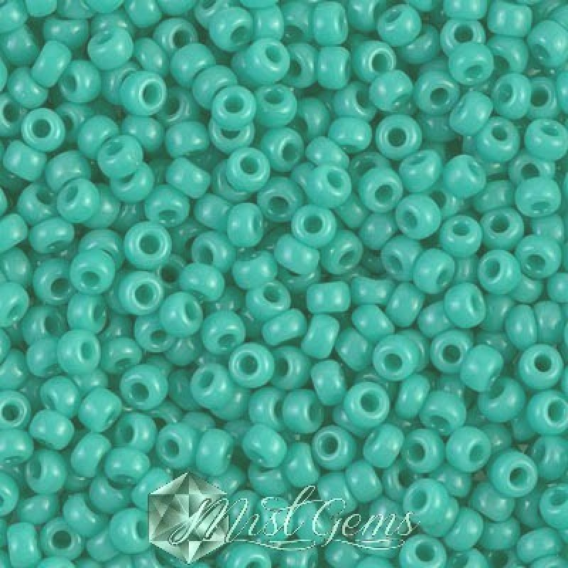 Miyuki Round Rocailles 8/0 RR 0412 Turquoise Green Opaque