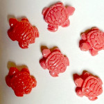 Margele "Broasca Testoasa" -imitatie coral-roz coral-1buc
