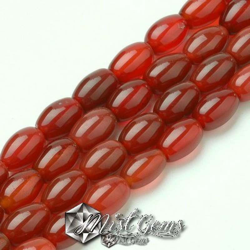 Carneol "Boaba de Orez"12X8mm-10 buc