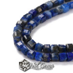 Lapis Lazuli Cuburi 2mm-20 buc