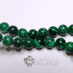 Malahit de Sinteza Sfere 6 mm-10 buc