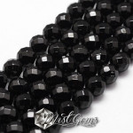 Agate Sfere Fatetate Negre 6mm-1 sir