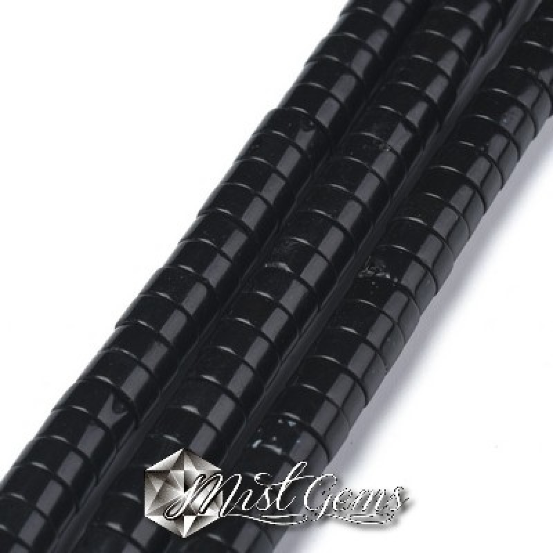 Onix Rondele Heishi 4X2mm-10 buc