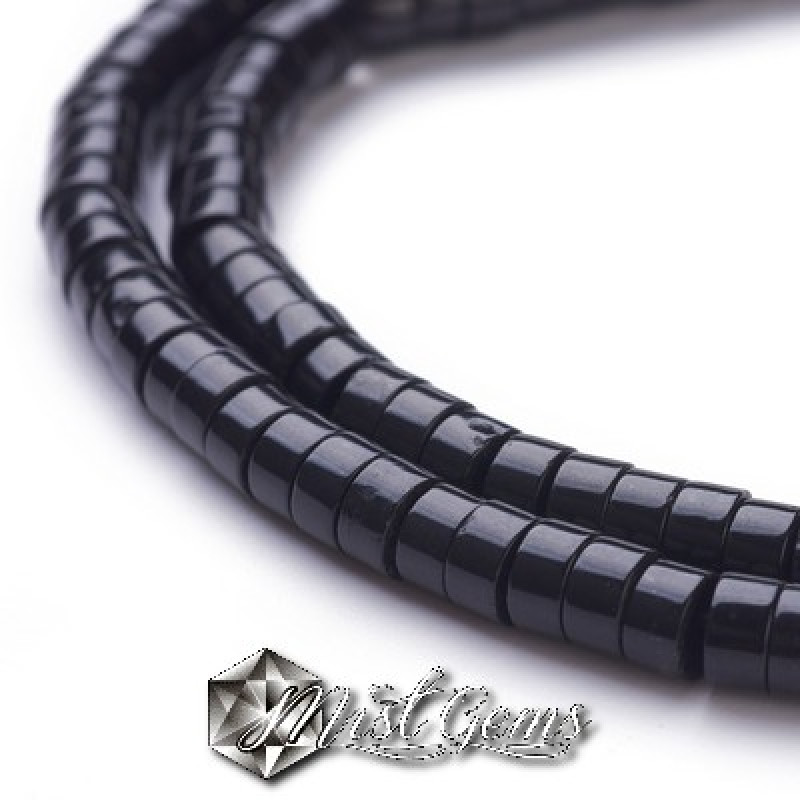 Onix Rondele Heishi 4X2mm-10 buc