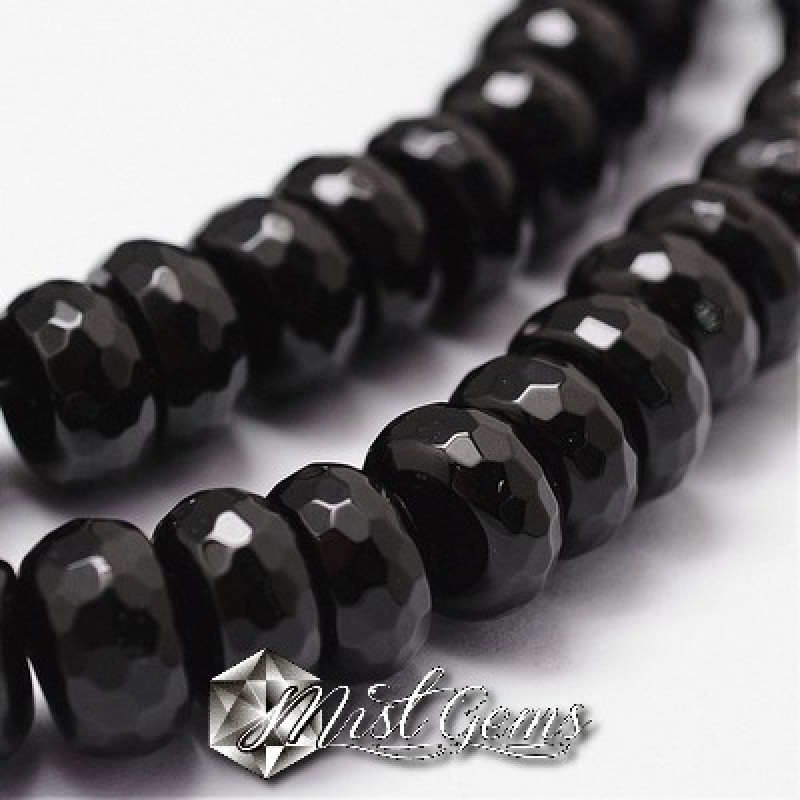 Onix Rondele Fatetate 6X3mm-10 buc