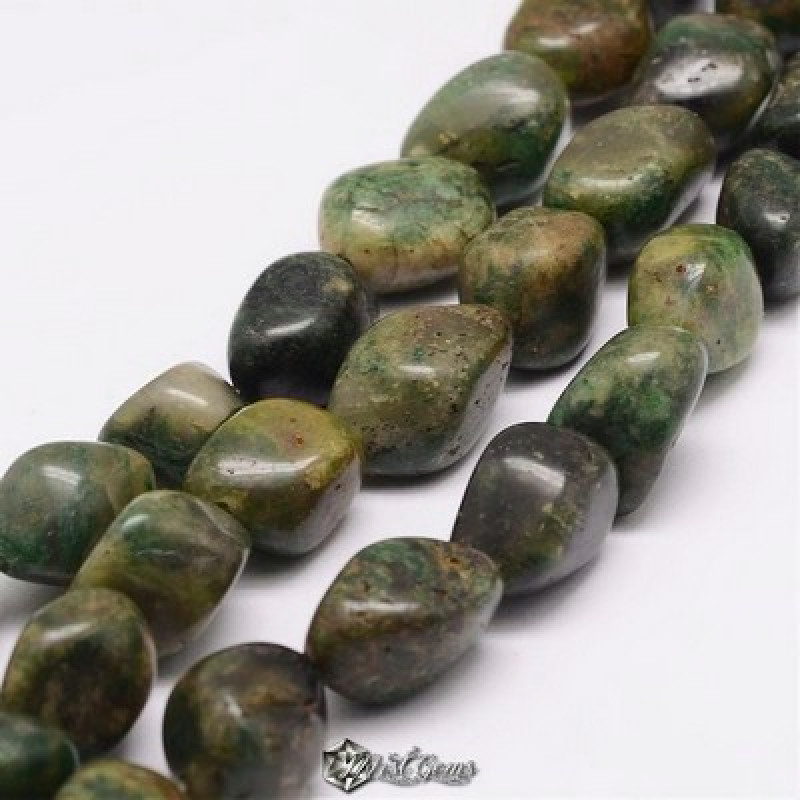 Jad African Natural Nuggets 13-22mm -Sir 39cm