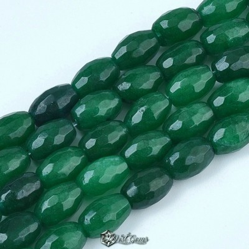 Jad "Bob de Orez" Fatetat Verde 10X6-7mm -10 buc