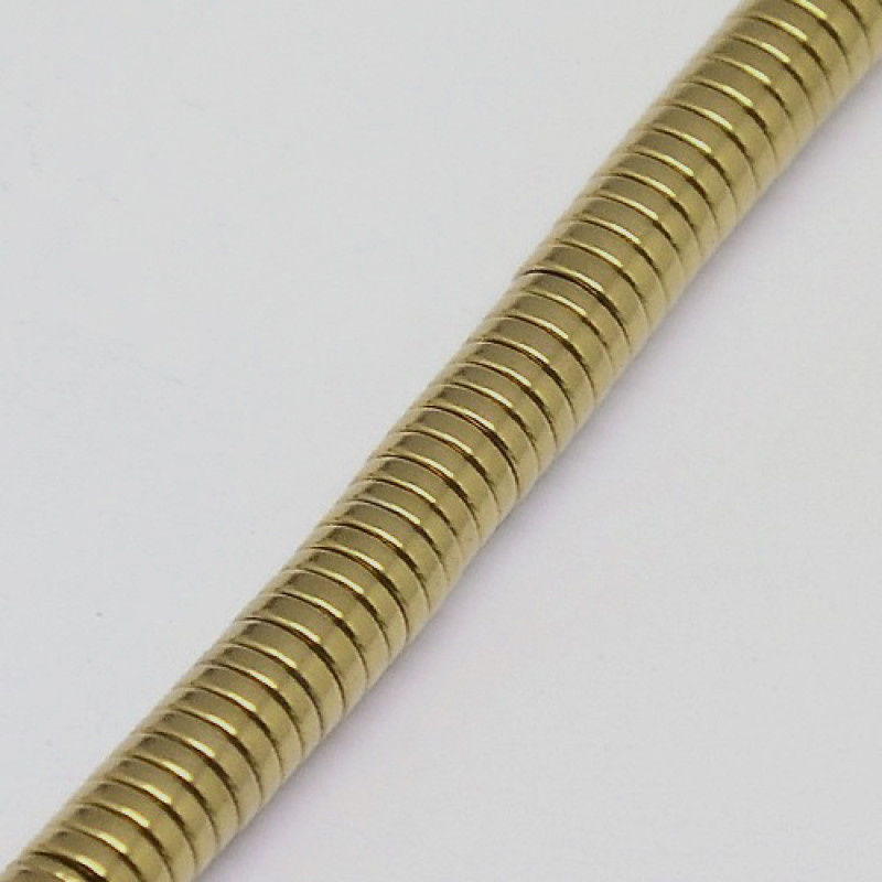 Hematit disc ,heishi,culoare auriu -3X1mm-50 buc