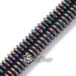 Hematit disc,heishi, culoare auriu -4X1.5mm-1sir