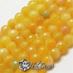 Agate Sfere Fatetate 6mm Galbene-20buc