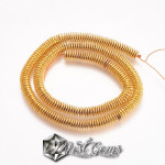 Hematit disc,heishi, culoare auriu -6X1mm-20 buc