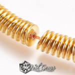 Hematit disc,heishi, culoare auriu -6X1mm-20 buc