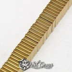 Hematit Heishi, Patrate Auriu -4X1mm-50 buc