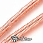 Hematit disc ,heishi,culoare aur roz-4.5X1mm-50 buc