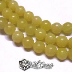 Jad Sfere 4mm verde Chifon -10 buc