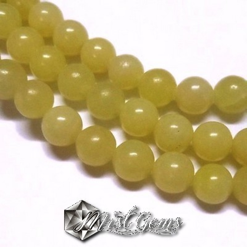 Jad Sfere 4mm verde Chifon -10 buc