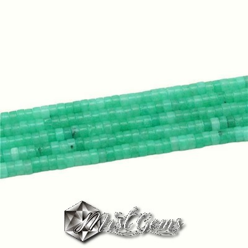 Aventurin natural rondele -Heishi-6X2-3mm-10 buc.