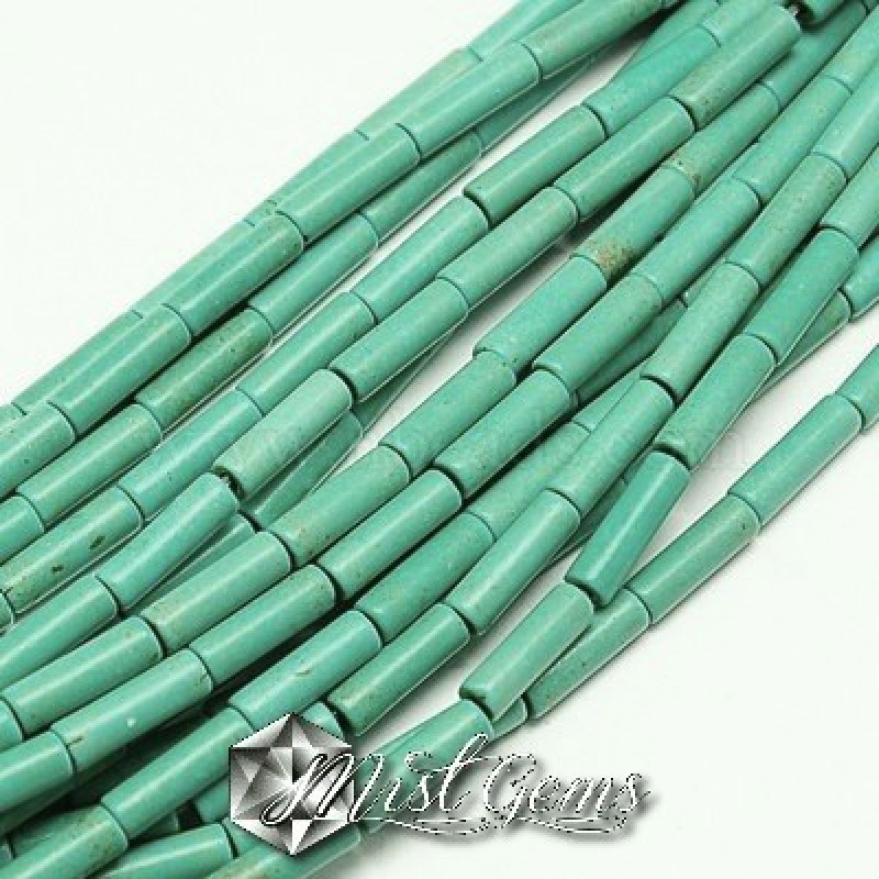 Turcoaz Natural Cilindru -12X4mm -4 buc.