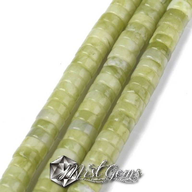 Jad rondele Heishi Vernil 4X2mm-20 buc.
