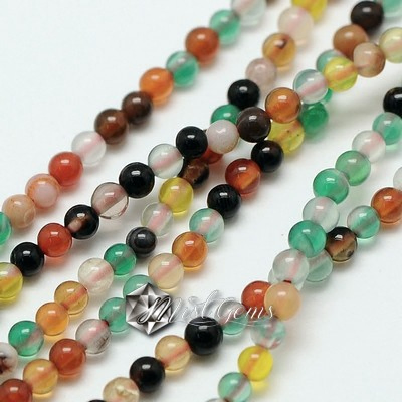 Agate Sfere Multicolore 3mm-1sir
