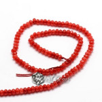 Jad rondele fatetate rosu 4x3mm-50 buc.