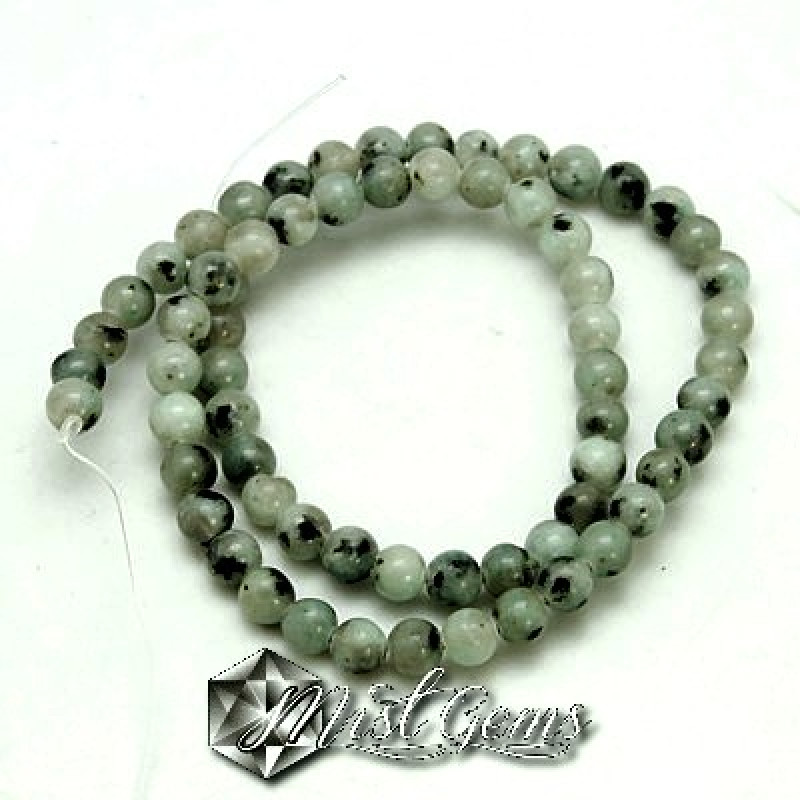 Jasp Sesame-Kiwi Sfere 4mm -50 buc.