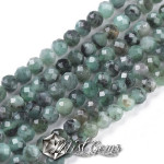 Jasp Sesame-Kiwi Sfere Fatetate 4mm -20 buc.