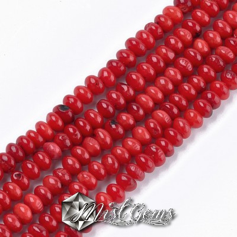 Coral Abac 6x4~4.5mm-10 Buc