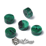 Malahit de Sinteza Discuri Heishi 6X3 mm-10 buc