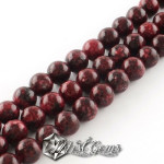 Jasp Brecciat,Sfere,Bordeaux, 6mm-20 buc