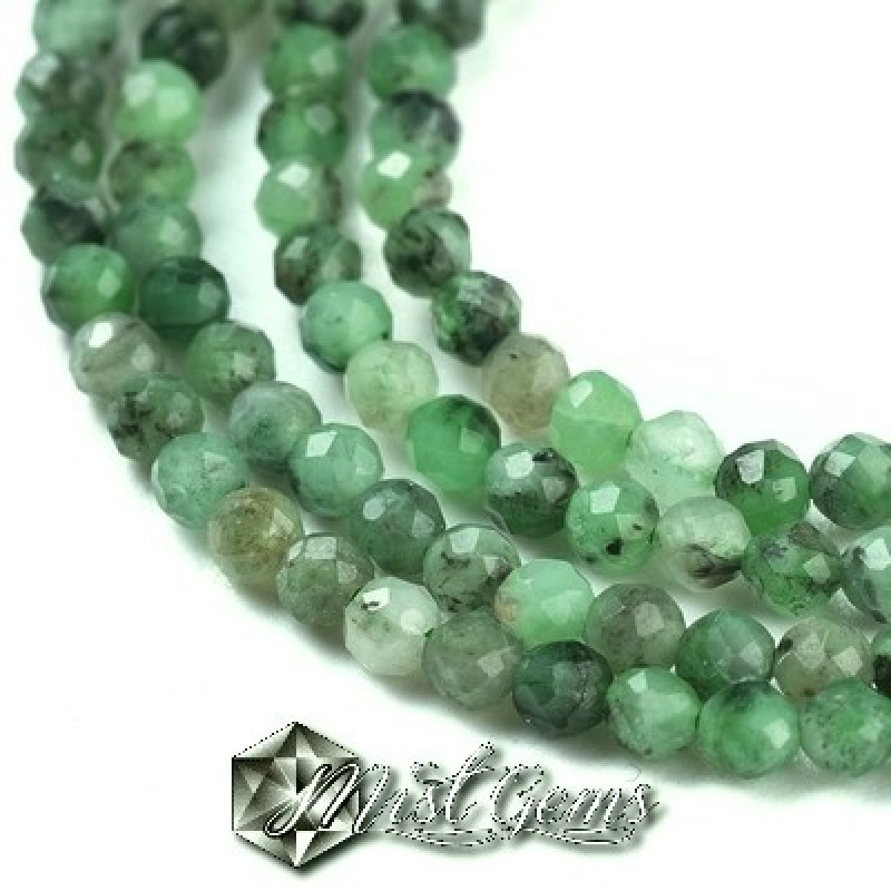 Agate sfere fatetate verzi 6 mm -20 buc