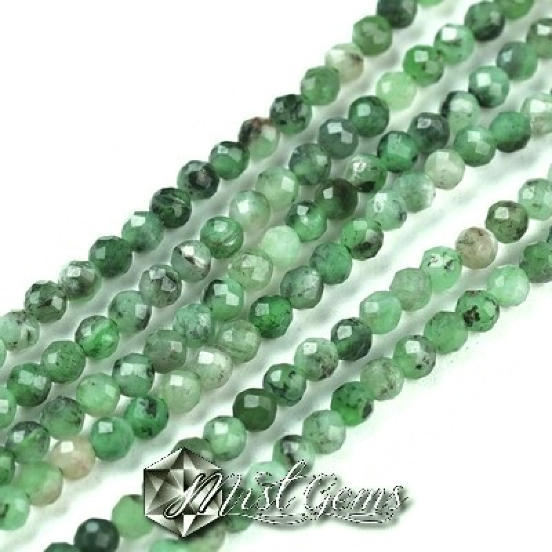 Agate sfere fatetate verzi 6 mm -20 buc